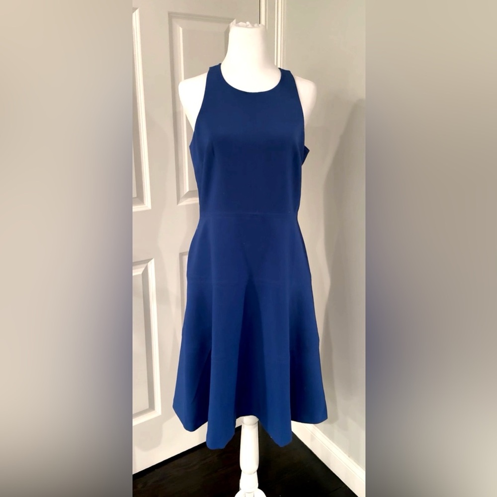 Banana Republic Classic Blue Midi Dress NWT